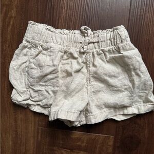 H&M 3T linen blend shorts